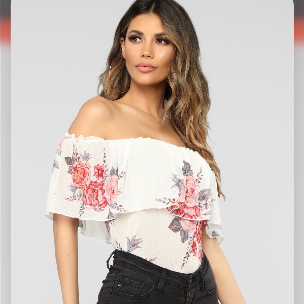 Fashion Nova off the shoulder top